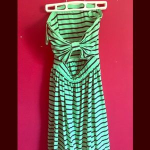 Strapless summer dress